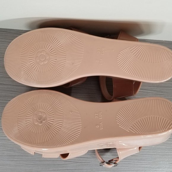 Jeffrey Campbell Candied Platform Sandals, Nude, Womens Size 6 M / 37 - Picture 11 of 12